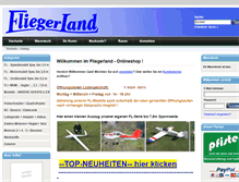 Tablet Screenshot of fliegerlandshop.de